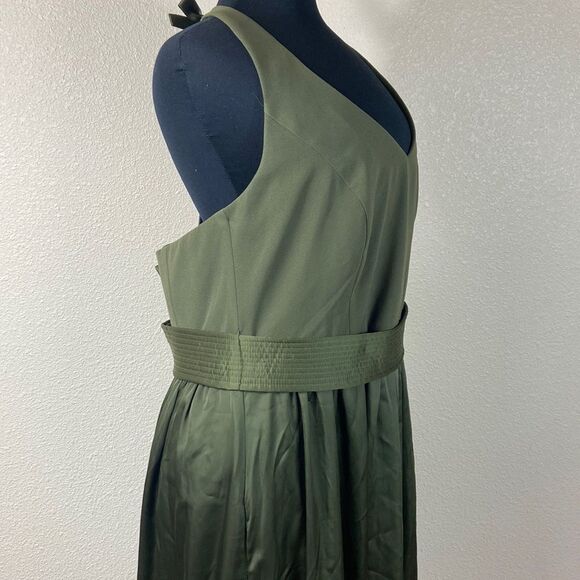 WIHTE BY VERÁ WANG GREEN WOMEN DRESS PLUS SIZE 14 - Picture 3 of 14